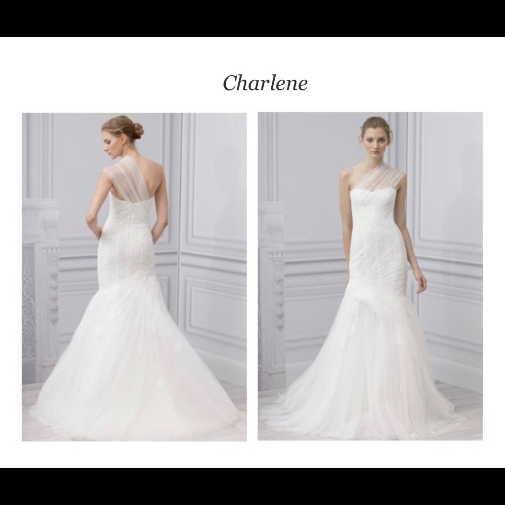 Monique Lhullier Charlene Wedding Dress - New!
